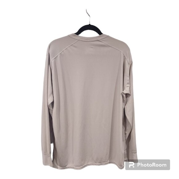 Men's Athletic Shirt Size Large Tan - Picture 2 of 3